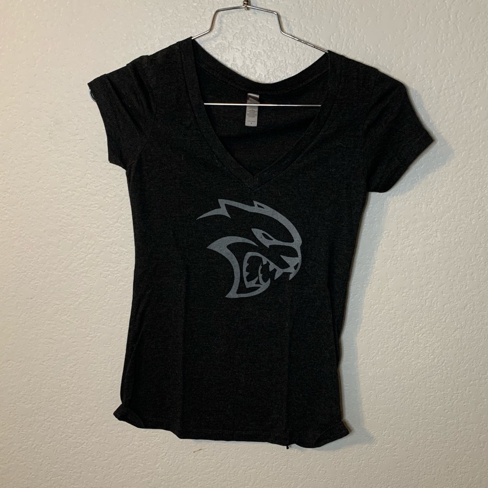 Dodge Hellcat V-Neck - Dark Grey